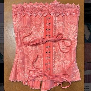 Fredrick’s of Hollywood Peach/Coral Corset